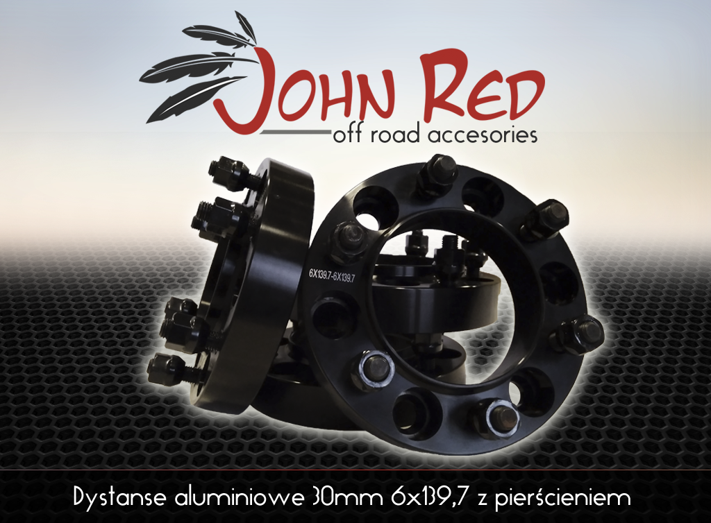 Dystanse aluminiowe 30mm 6x139,7 Nissan Mitsubishi
